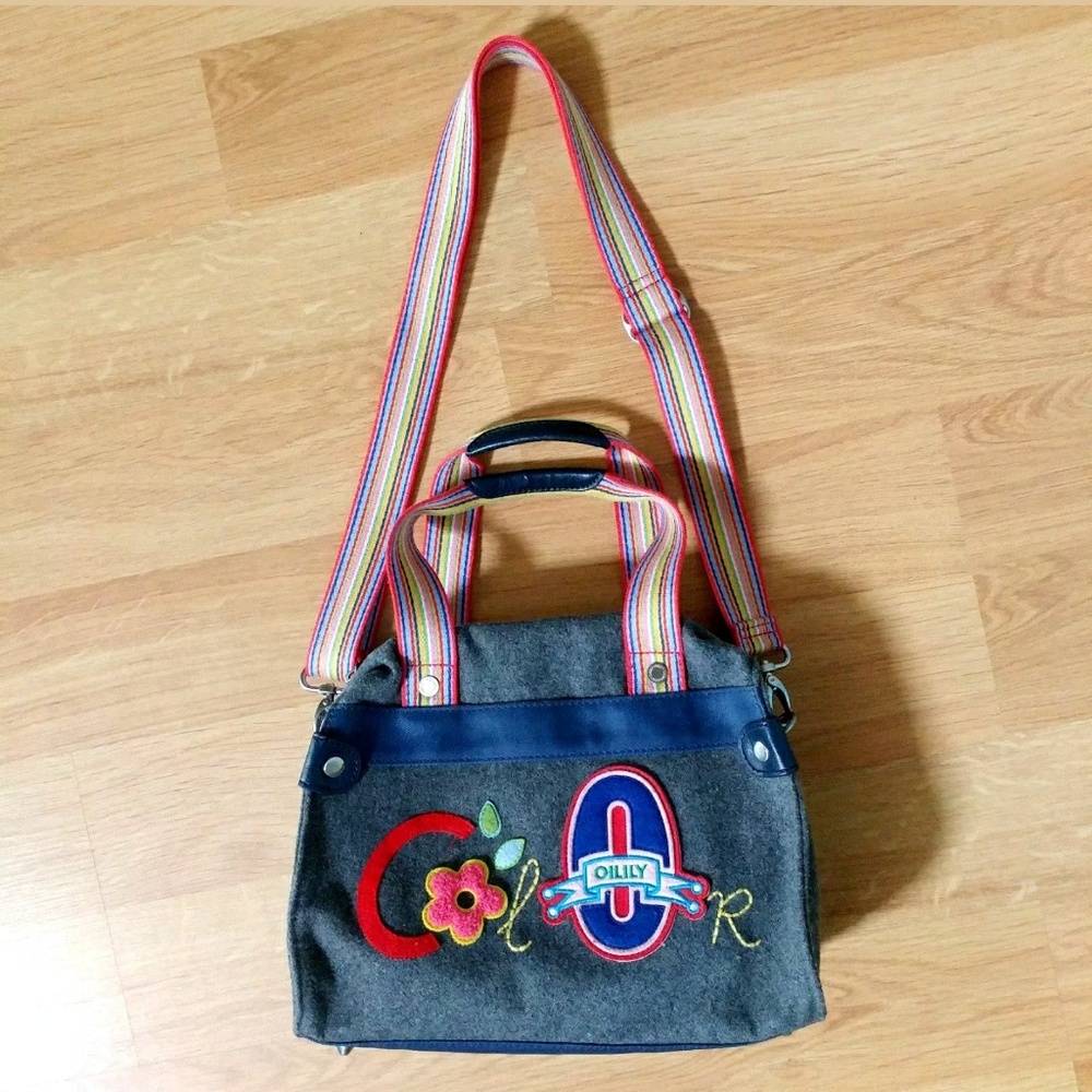 🚫SOLD🚫Oilily Color Crossbody Rainbow Pride Wool - Picture 2 of 8